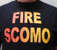 fire scomo t-shirt